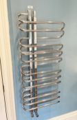 1 x Zehnder Orbit Stainless Steel Heated Towel Rail - Original RRP £1,138 - NO VAT ON THE HAMMER