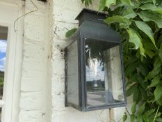 2 x Outside Wall Lanterns - Ref: ASH3--/ - CL934 - NO VAT ON THE HAMMER - Location: Knutsford