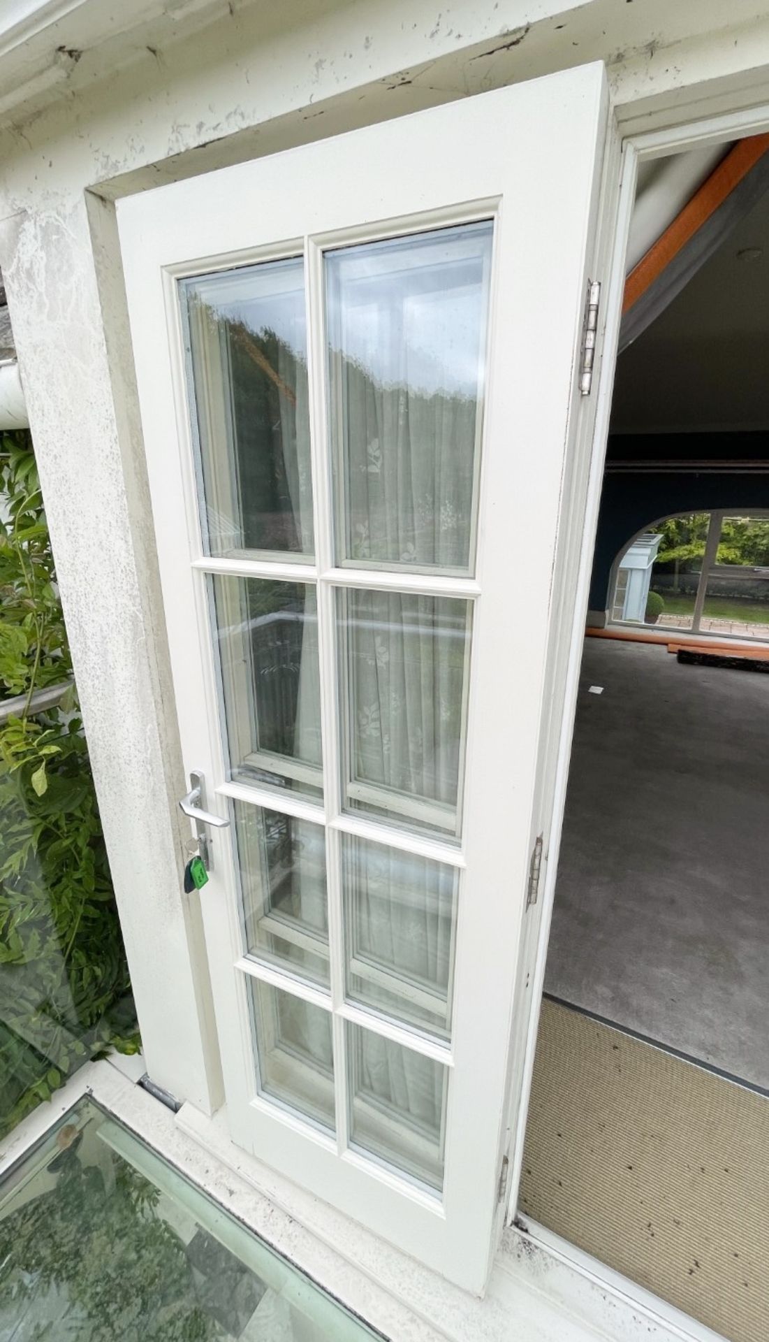 1 x Glazed Double Doors to Balcony in White - NO VAT ON THE HAMMER - Image 2 of 6