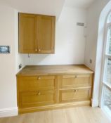 2 x Bespoke Fitted Solid Wood Units - Ref: ASH3--/GYM - CL934 - NO VAT ON THE HAMMER - Location: