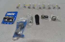 1 x Assorted Hardware Including Door Stops And Shelf Brackets - Ref: HW428/HWP6 - CL911 -