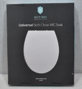 1 x SCUDO Universal Soft Close Toilet Seat - Original Retail £29.95 - Ref: HW402/HWP5 - CL911 -