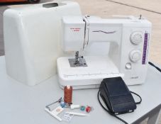 1 x Janome New Home LSB300 Sewing Machine With Accessories and Foot Pedal - Made in Taiwan