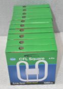 10 x BELL Cfl Square 4 Pin 1050Lm 16W Bulbs - Ref: HW111/HWP1 - CL911 - Location: Altrincham