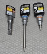 3 x Socket Attachments - Original Retail £31.40 - Ref: HW638/HWP7 - CL911 - Location: Altrincham