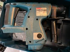 1 x Makita BHR200 110v Cordless Rotary Hammer Drill With Case