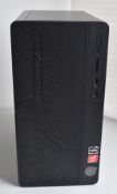1 x HP 285 G3 Micro PC Desktop Computer - Features an Ryzen 2200g Processor, 8GB DDR4 2666Mhz RAM