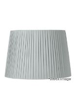 1 x Pleated Linen Shade (45Cm Diameter) - Grey Blue - Original Retail £90.00 - Ref: OKA/JJS042BLM-