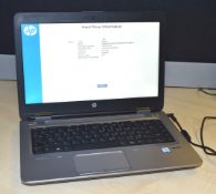 1 x HP Probook 640 G3 14 Inch Laptop Computer - Features an Intel 7th Gen i5-7200U 2.5Ghz Processor,