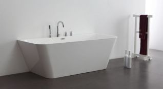 1 x MarbleTech Luxury Harmony Bath - Size: 1700 x 750 x 580 (mm) - Original RRP £2,100 - New and