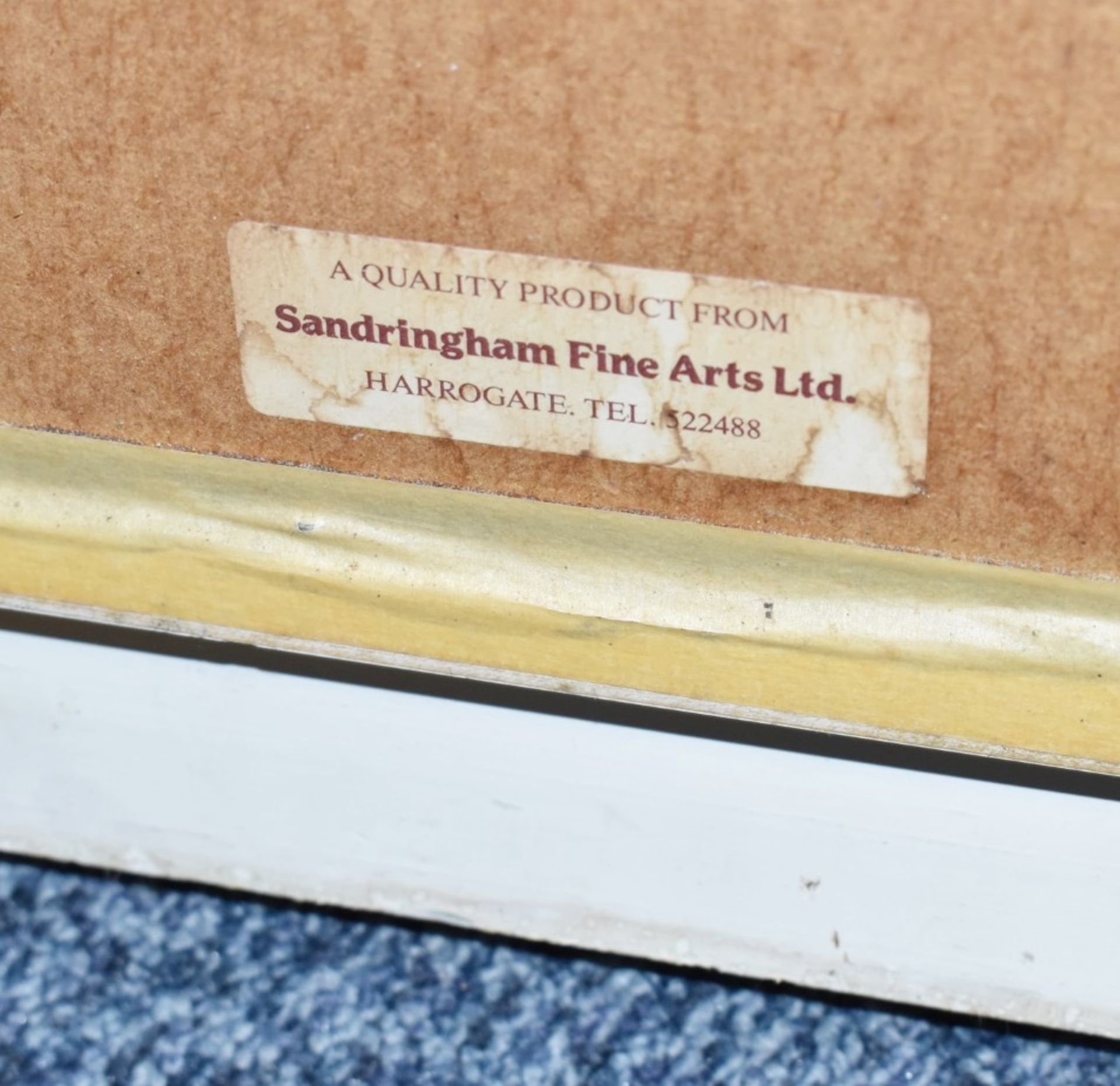 1 x Framed Fine Art Print Featuring Horse In Meadow, Presented in an Ornate Antique-style Frame - Image 4 of 8