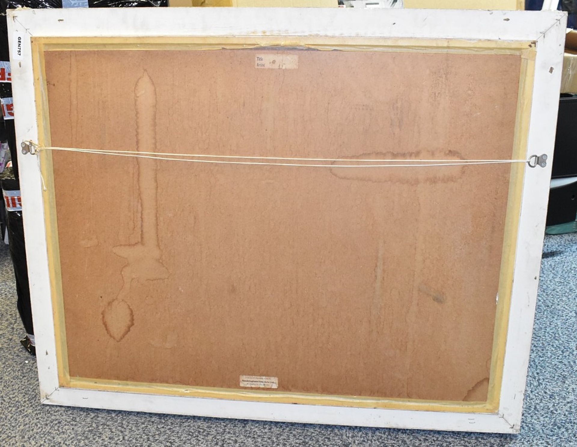 1 x Framed Fine Art Print Featuring Horse In Meadow, Presented in an Ornate Antique-style Frame - Image 6 of 8