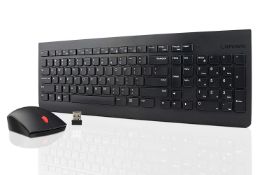 1 x Lenovo Wireless Keyboard and Mouse Combo - Type: 4X30M39496 - New and Boxed