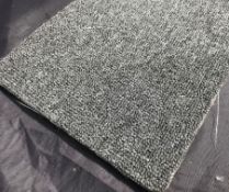 1 x Roll Of Heavy Duty Berber Twist Carpet In Mid Grey - 21 X 4M Roll - 84Sqm Total - RRP £2,183.