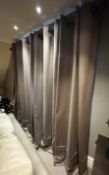 1 x Pair of Quality, Heavy Fabric Curtains - Ref: BLN126 - CL939 - NO VAT ON THE HAMMER