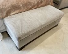 1 x Luxury Large Rectangular Seating Bench - Ref: BLN115 - CL939 - NO VAT ON THE HAMMER -