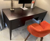 1 x Wenge Desk - Ref: BLN109 - CL939 - NO VAT ON THE HAMMER - Location: Hale WA15 *More