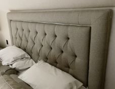 1 x Luxurious Headboard - Ref: BLN141 - CL939 - NO VAT ON THE HAMMER - Location: Hale WA15 *More