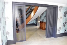 1 x Bespoke Wooden Doorway Divider - Ref: ASH129/DIN - CL934 - NO VAT ON THE HAMMER - Location: