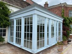 1 x Bespoke 5.4-Metre Wide Glazed Wooden Conservatory - NO VAT ON THE HAMMER
