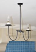 1 x Gothic Ceiling Light Fitting - Ref: ASH110/KIT - CL934 - NO VAT ON THE HAMMER - Location: