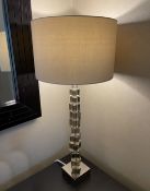 1 x PORTA ROMANA Luxury Crystal Table Lamp - Ref: BLN111 - CL939 - NO VAT ON THE HAMMER