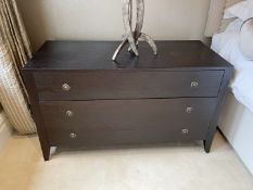 1 x Large Wenge Wood Bedside Drawer Unit - Ref: BLN100 - CL939 - NO VAT ON THE HAMMER - Location: