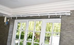 1 x SILENT GLISS 2-Metre Motorised Electric Curtain Track with Wired Control Pad & PSU - RRP £1,600