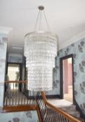 1 x Statement Chandelier Above Main Stairs - Ref: ASH202/ENT - CL934 - NO VAT ON THE HAMMER -
