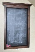 1 x Chalk Score Board - Ref: ASH217/GAM - CL934 - NO VAT ON THE HAMMER - Location: Knutsford