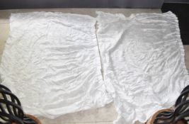 2 x Bespoke Window Voiles - Ref: ASH147/ENT - CL934 - NO VAT ON THE HAMMER - Location: Knutsford