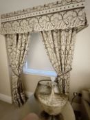 1 x Pair of Quality, Heavy Fabric Curtains - Ref: BLN138 - CL939 - NO VAT ON THE HAMMER -