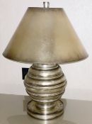 1 x Large Gold Table Lamp - Ref: BLN136A - CL939 - NO VAT ON THE HAMMER - Location: Hale WA15 *