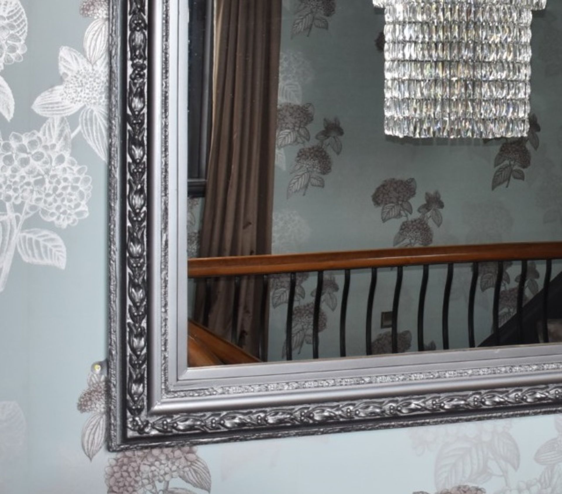 1 x Huge 2.4-Metre Wide Framed Mirror Over Main Staircase - Ref: ASH199/ENT - CL934 - NO VAT ON - Image 3 of 5