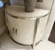 1 x Beautiful Semi-circular Cabinet with Marble Top - Ref: BLN147A - CL939 - NO VAT ON THE