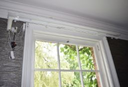 1 x SILENT GLISS 1.8-Metre Motorised Electric Curtain Track Wired Control Pad, Wireless Remote & PSU