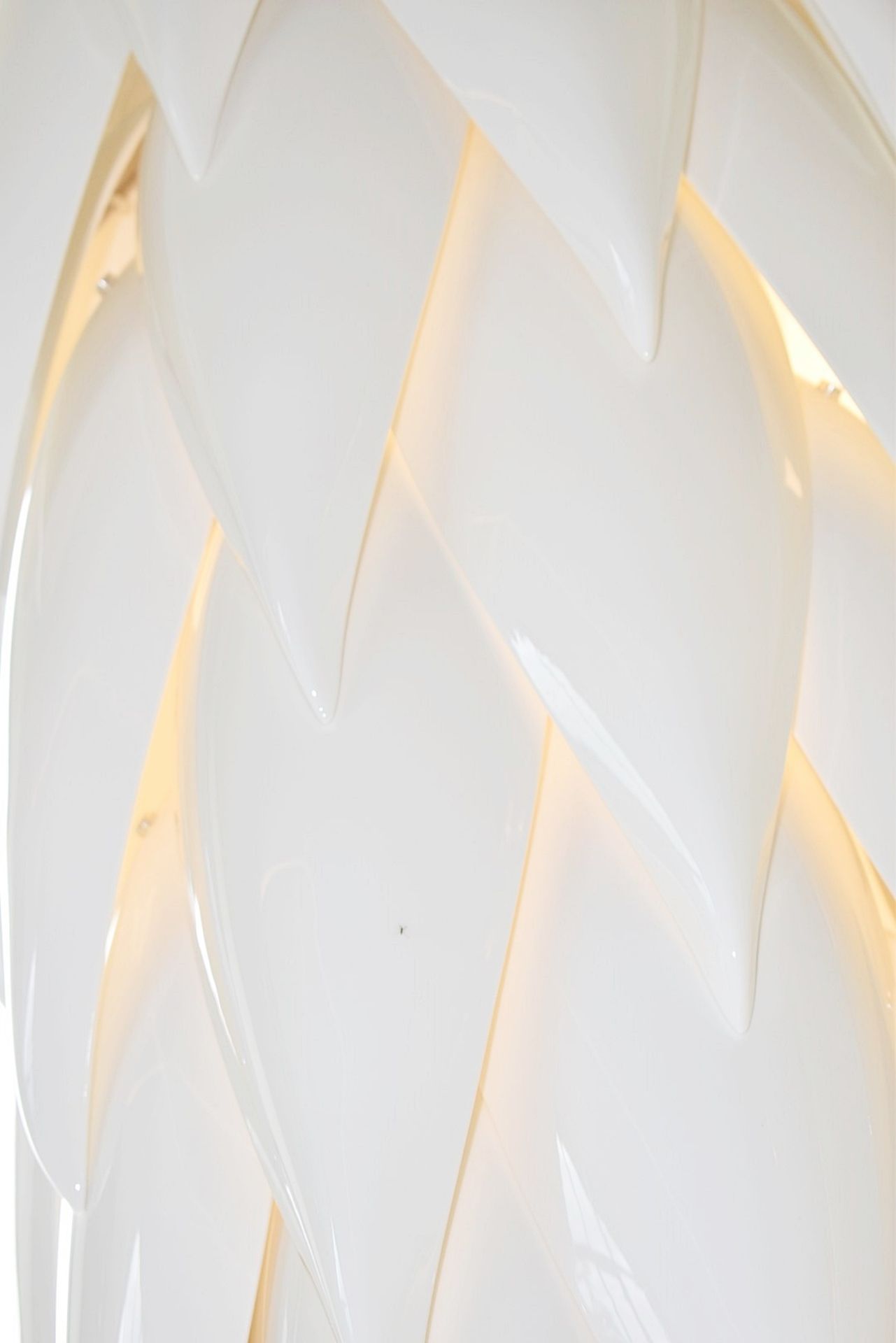 1 x ARCHITONIC 'Aloe Shoot' 1.6-Metre Designer Suspended White Porcelain Centrepiece Chandelier - Image 8 of 9