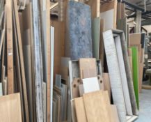 1 x Large Quantity Of Wooden Doors And Panel Offcuts As Shown - Ref: GMS091 - CL937 - Location: