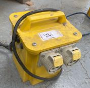 1 x CARROLL & MEYNELL 110V 3.0Kva Intermittent Site Tool Transformer - Original Price £134.00 - Ref: