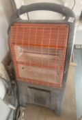 1 x Tq3 Electric Instant Infrared 2.2Kw Heater - 240Volt - Original Price £263.00 - Ref: GMS043 -