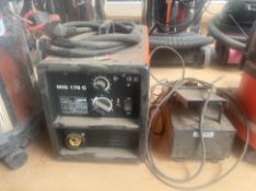 1 x Mig 170 C Mig Welder With Foot Pedal - Original Price £415.00 - Ref: GMS023 - CL937 -