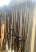 1 x Large Selection Of Long Bench Clamps Including Irwin Brand - Ref: GMS009 - CL937 - Location: