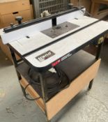 1 x TREND Workshop Router Table With Dewalt Router - Original Price £800.00 - Ref: GMS052 -