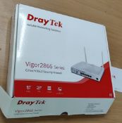 1 x DrayTek Vigor 2866 Series Router with Security Firewall - New and Boxed - P £280
