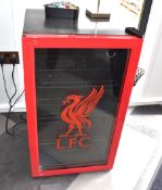 1 x Undercounter Bar Drinks Fridge Featuring Removable Liverpool L.F.C Branding and a Pool Ball
