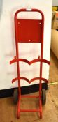 1 x Double Fire Extinguisher Dolly - Unused
