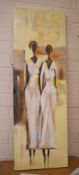 60 x African Ladies Canvas Pictures - Size: 30 x 90 cms Includes 10 x Boxes of 6 x Pictures