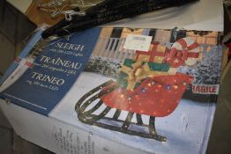 1 x Reindeer and Sleigh Christmas LED Decoration 4