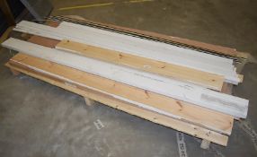 1 x Assorted Collection of Cabin Building Materials Includes Skirting, Draft Seals and Doors