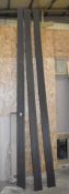 3 x Pieces of 12ft Decking in Black Ash4cms Wide - Suitable For Small Projects